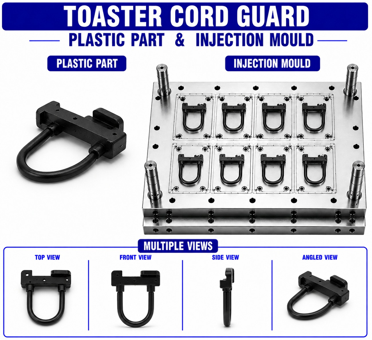 Toaster Plastic Cord Guard Mould and Moulding Services